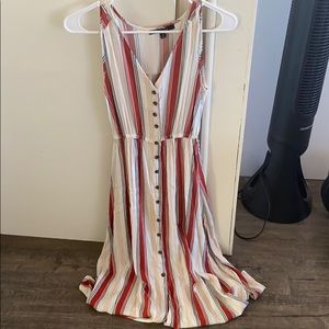 A slit leg summer dress